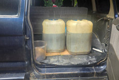 Unit Tipidter Polres Batang Hari Tangkap Pelangsir Minyak di SPBU Rantau Puri 