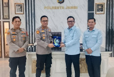 Dirut Tirta Mayang Temui Kapolresta Jambi, Perkuat Sinergi Layani Masyarakat