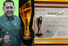 Bupati M Syukur Raih Penghargaan Bupati Terbaik Bidang Komunikasi dan Informasi di Pemred Award 2026