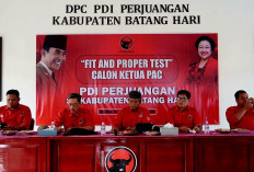 Puluhan Calon Ketua PAC PDI Perjuangan Batang Hari Ikuti Fit & Proper Test, Eddy : Harus Miliki Jiwa Petarung