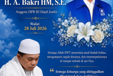 Gubernur Al Haris Sampaikan Belasungkawa Mendalam Atas Wafatnya Anggota DPR RI H. Bakri