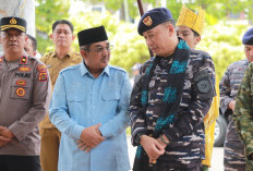 Bupati Anwar Sadat Sambut Kunker Danlanal Palembang, Perkuat Sinergi Keamanan Maritim