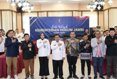 Koordinasi KPU Provinsi Jambi bersama Kanwil Kementerian Hukum Jambi, Bahas Produk Hukum dan JDIH