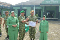 Dandim 0416/Bute Lepas Personil Purna Tugas dan Pindah Satuan