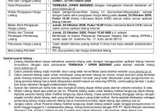 Pengumuman Kedua Lelang Eksekusi Hak Tanggungan BRI Debitur Atas Nama Saeroni 