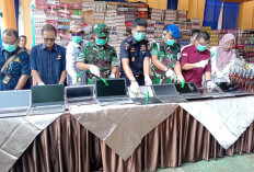 Bea Cukai Jambi Musnahkan Jutaan Barang Ilegal Senilai Rp3,6 Miliar