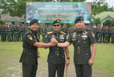 Tongkat Komando Yonif 142/Ksatria Jaya Resmi Berganti