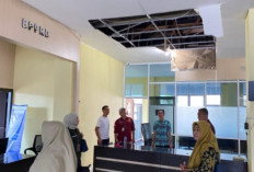 Plafon Mal Pelayanan Publik Bungo Jebol Diterjang Hujan Deras