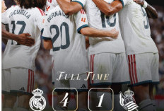 Real Madrid Puncaki Klasemen Usai Bantai Real Sociedad 4-1 di Santiago Bernabeu