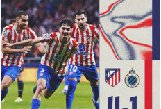 Hajar Brugge 4-1, Atletico Madrid Lolos ke 16 Besar Liga Champions