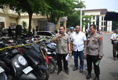 KRYD Polda Jambi Ungkap 41 Kasus Curanmor, 41 Unit Kendaraan Berhasil Diamankan dan 11 Tersangka Ditangkapi