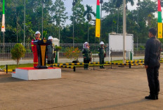 Gelar Upacara Bulan K3 Nasional 2026, Field Manager PetroChina Jabung Bacakan Sambutan Menaker 