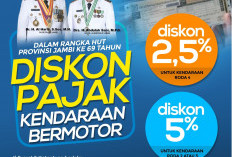 HUT Provinsi Jambi, Bayar Pajak Sebelum Jatuh Tempo Dapat Diskon