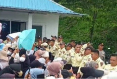 Ratusan Warga Lubuk Paku Demo di PLTA Batang Merangin, Ini Tuntutannya
