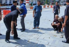 Jalan Andesit Rp900 Juta di Pusat Sungai Penuh Rusak Parah