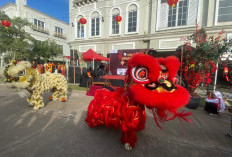 CFD CitraRaya Jambi Spesial Imlek, Hadirkan Barongsai dan Pohon Angpau