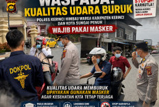 Udara Memburuk, Polres Kerinci Aksi Nyata Bagikan 700 Masker Gratis