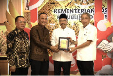Penguatan Program Sosial, Bupati Hurmin Temui Mensos RI