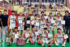 Tampil Impresif di Padang, Tim Basket U-18 Merangin Sabet Posisi Runner-Up Turnamen Se-Sumatera