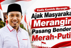 Kadis Kominfo Merangin Ajak Masyarakat Kibarkan Bendera Merah Putih Sambut HUT RI ke-81