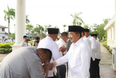 Bupati Anwar Sadat Pimpin Apel Gabungan Pasca Lebaran