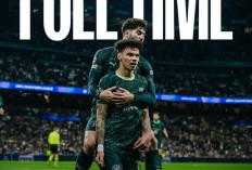 Laga di Santiago Bernabeu, Real Madrid Keok Dihajar Manchester City 2-1