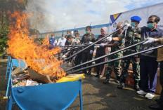 Bea Cukai Jambi Musnahkan Jutaan Batang Rokok Ilegal 