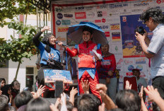 Cerita Kanori Hingga Menang Hadiah Sepeda Motor Jalan Santai HUT Trona JPM ke 22