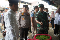 Danrem 042/Gapu & Wagub Jambi Turun ke Pasar Angso Duo, Pastikan Stok dan Harga Bapok Aman Jelang Ramadhan
