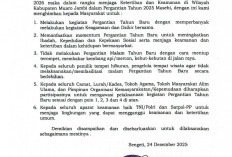 Bupati Muaro Jambi Larang Terompet dan Kembang Api Saat Tahun Baru 2026