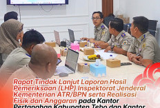 Penguatan tata kelola, Kanwil BPN Jambi Tindak Lanjuti Laporan Hasil Pemeriksaan Inspektorat Jenderal 