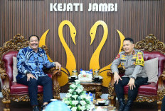 Kapolda Jambi Kunjungi Kejati, Perkuat Sinergitas Penegakan Hukum Antarinstansi