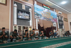 Peringati HUT Ke-81 TNI, Korem 042/Gapu Gelar Doa Bersama di Masjid At-Taqwa
