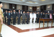 Imbas Penggabungan Sejumlah OPD, 65 Pejabat Pemkab Tebo Dikukuhkan, Berikut Nama-Namanya