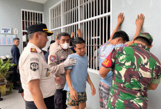 Wujudkan Lingkungan Bersih dari Praktik Illegal, Lapas IIB Muara Bulian Gelar Apel Ikrar dan Razia Gabungan 