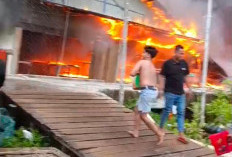 Damkar Tanjabbar Turunkan 6 Armada Padamkan Kebakaran Pasar Teluk nilau