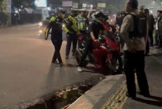 Razia knalpot brong, Satlantas Polresta Jambi Amankan Puluhan Kendaraan 