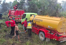 Kementerian PU Suplai Air untuk Pemadaman Karhutla 20 Hektare di Muaro Jambi