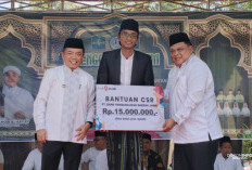 Sekda Zulhifni Hadiri Pengajian Akbar dan Haflah Akhirussanah Ponpes Al-Hafizh Tabir Selatan