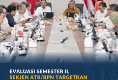 Evaluasi Semester II, Sekjen ATR/BPN Targetkan Capaian Kinerja 98% untuk Tahun 2026