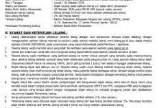 Pengumuman Lelang Ulang Eksekusi Hak Tanggungan BRI Debitur Atas Nama  Alex Sander