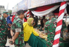Korem 042/Gapu Gelar Bazar Ramadhan TNI 2026, Warga Jambi Timur Antusias Berburu Sembako Murah