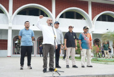 Jelang Ramadhan, Bupati Dedy Putra Pimpin Kurve di Masjid Agung