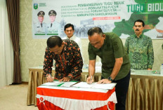 Bupati Hurmin Terima Pembangunan Tugu Biduk Dari Dana CSR