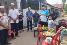 Kemas Faried Bangun Jalan 60 Meter untuk Kenang Almarhum Rafi Akbar, Warga Simpang Rimbo Gelar Syukuran