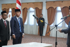 Bupati H M Syukur Lantik 2 Pejabat di Lingkup Pemkab Merangin, Ini Namanya